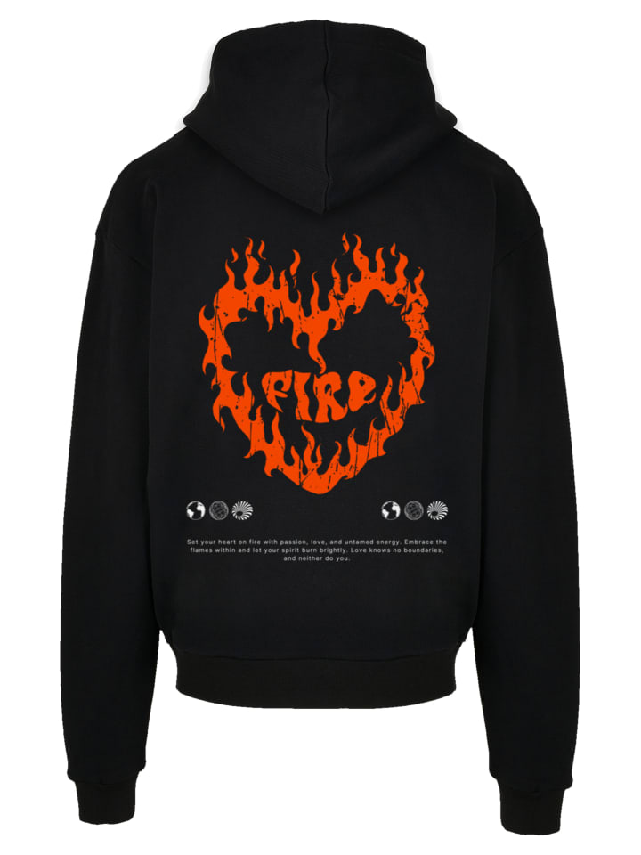 

Ультратяжелая толстовка с капюшоном Valentines Streetwear черного цвета F4NT4STIC