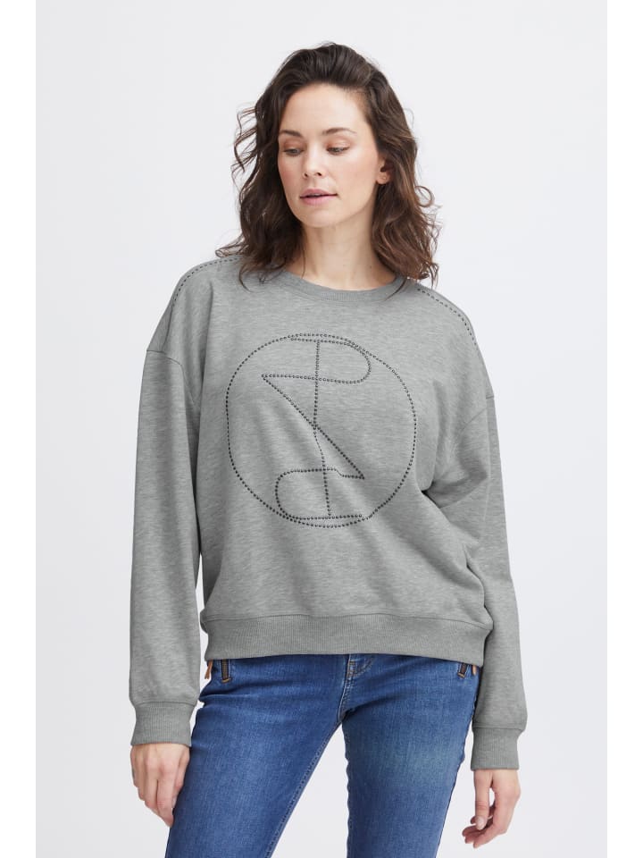 

Толстовка PULZ Jeans, серый