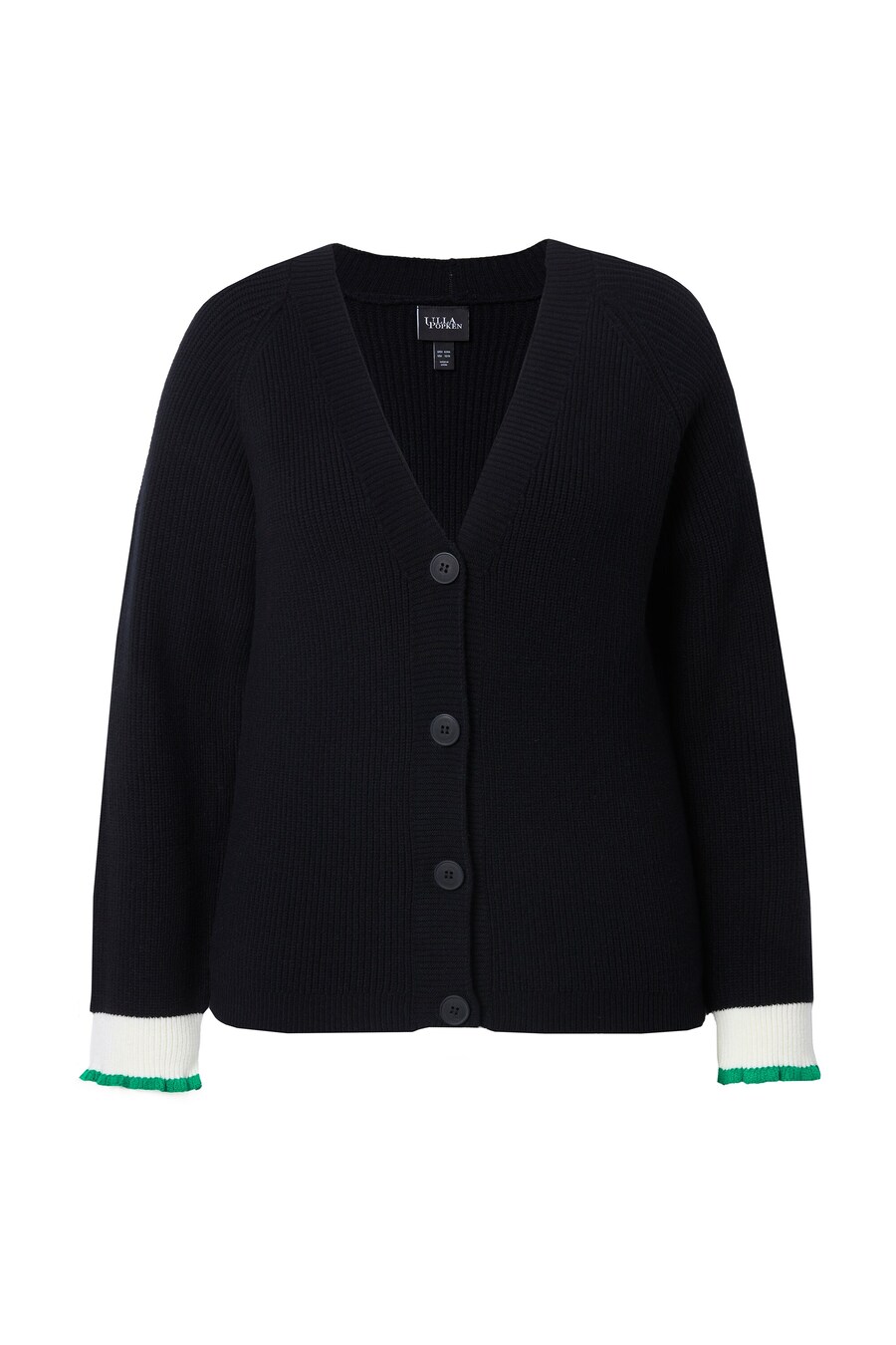 

Вязаный кардиган Ulla Popken Knit Cardigan, черный