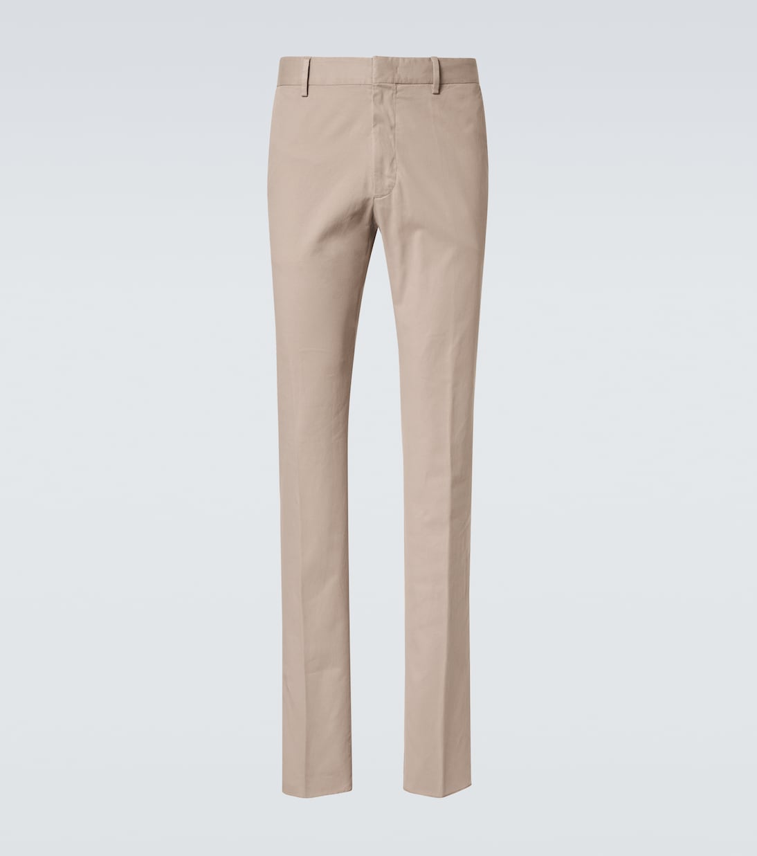 

Прямые брюки из хлопковой смеси Zegna, Ligth Taupe