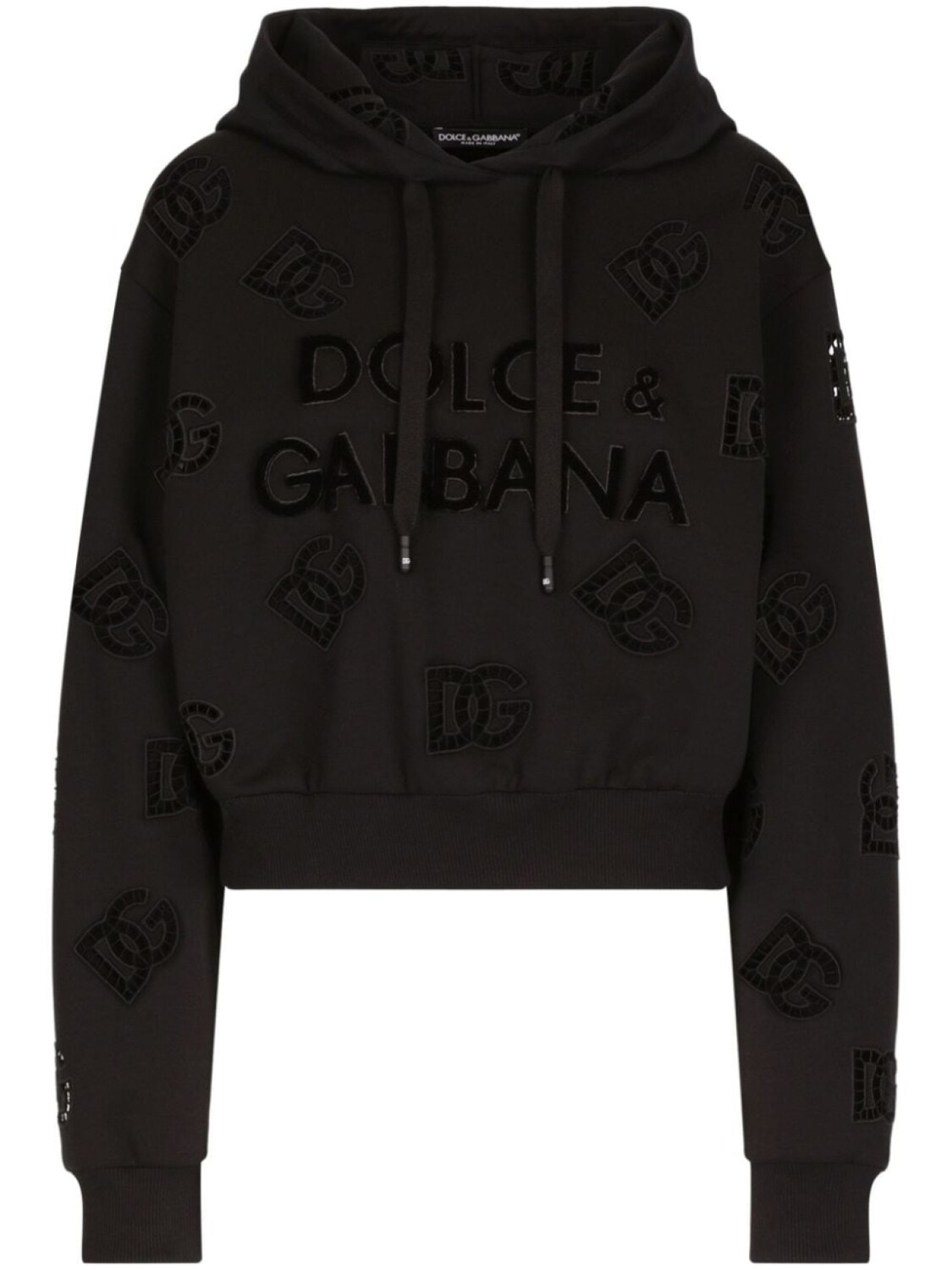 

Dolce & Gabbana худи с логотипом, черный