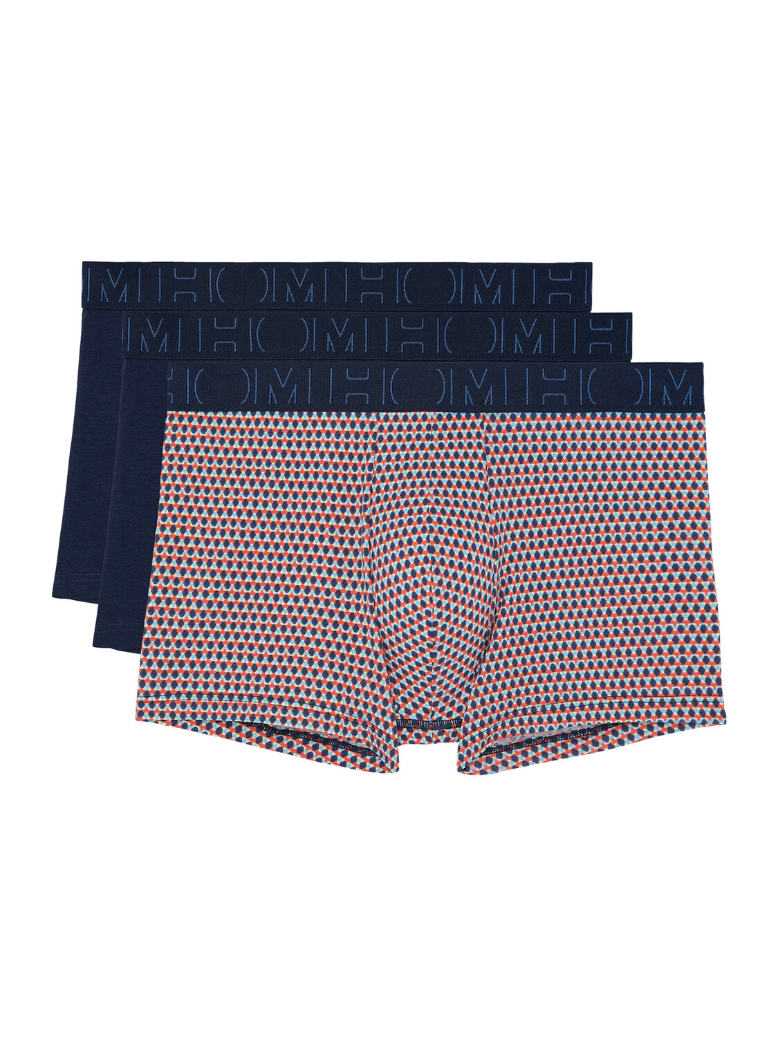 

Боксеры HOM Retro Pants Giangi Boxer, цвет Navy print/Navy/Navy