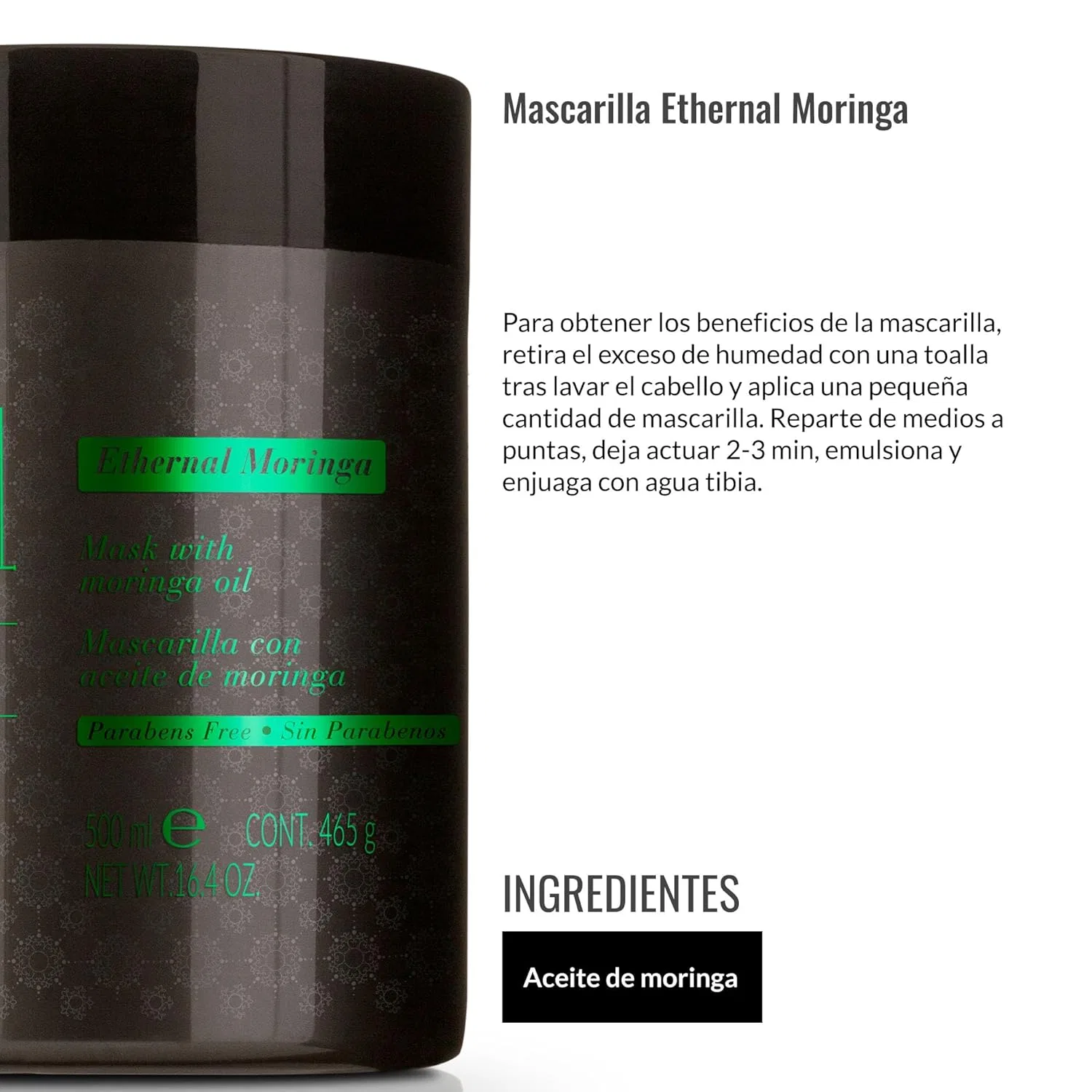 Увлажняющая маска для сильно поврежденных волос «Moringa Ethernal» от LENDAN Lendan — фото 4