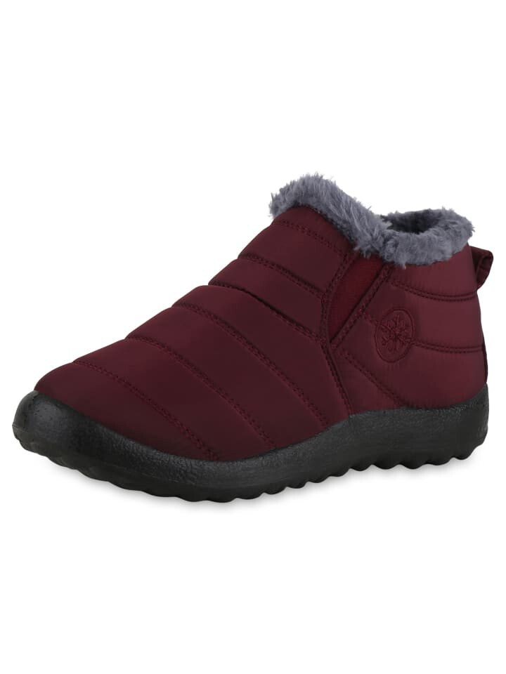 Ботильоны VAN HILL Winter Boots Fiona, цвет Burgund