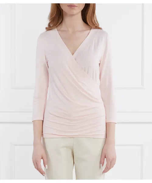 

Блузка Алайя Slim fit Lauren Ralph Lauren, розовый