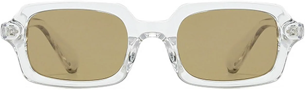 

Laureles Модные прямоугольные солнцезащитные очки для женщин и мужчин, цвета шампанского, желтого и синего, квадратные солнцезащитные очки для женщин, C3