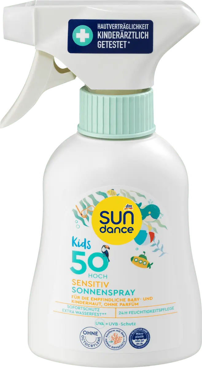 

Солнцезащитный спрей Kids Sensitive SPF 50 200 мл SUNDANCE