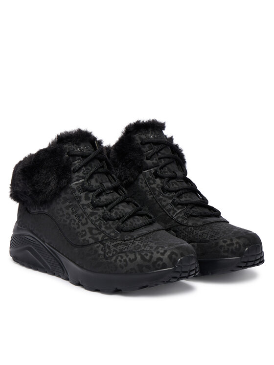 Туфли на шнуровке Uno Lite 310362L BBK Skechers, черный — фото 2