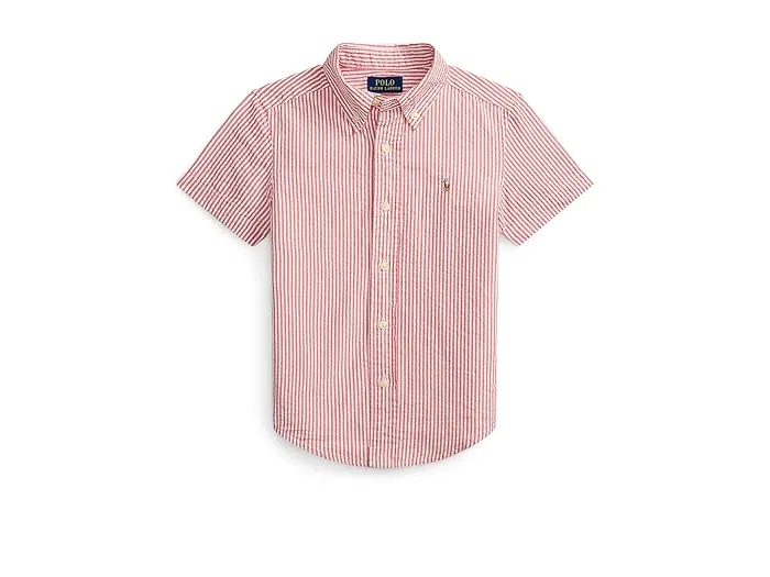 Рубашка из хлопкового сюзерка полосатая Polo Ralph Lauren Kids, Blue/White