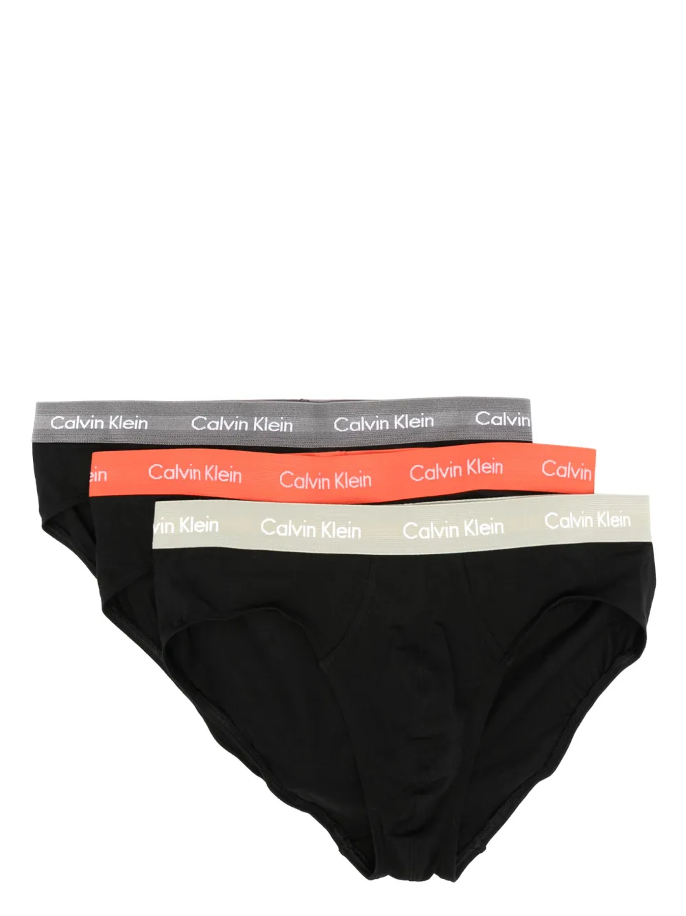 

Комплект из трех трусов-брифов с логотипом Calvin Klein Underwear, черный