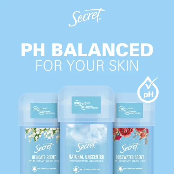 Кремовый антиперспирант-карандаш для женщин, 40 мл Secret Natural unscented — фото 4