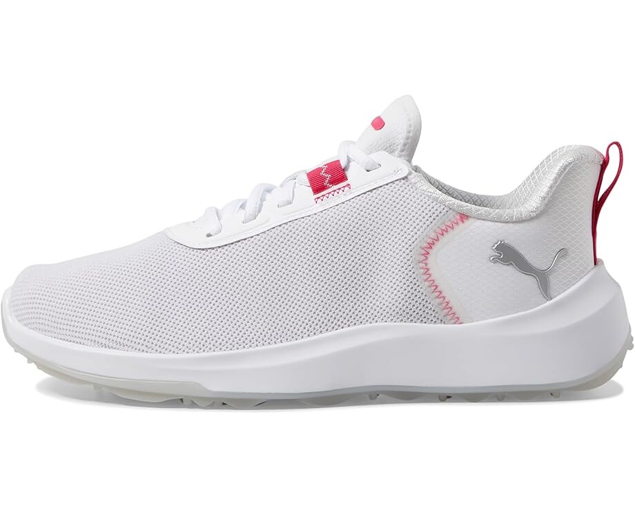 Кроссовки PUMA Golf Fusion Crush Sport Jr, цвет Puma White/Garnet Rose — фото 4