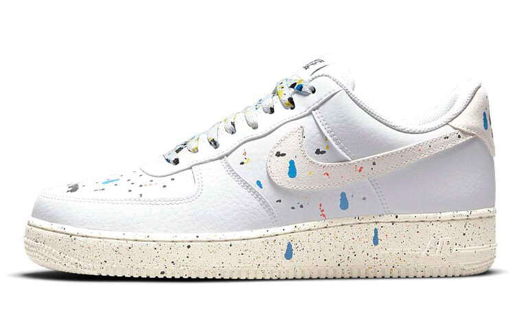 

Кроссовки Nike Air Force 1 Low '07 LV8, белые брызги краски, Белый;серый, Кроссовки Nike Air Force 1 Low '07 LV8, белые брызги краски