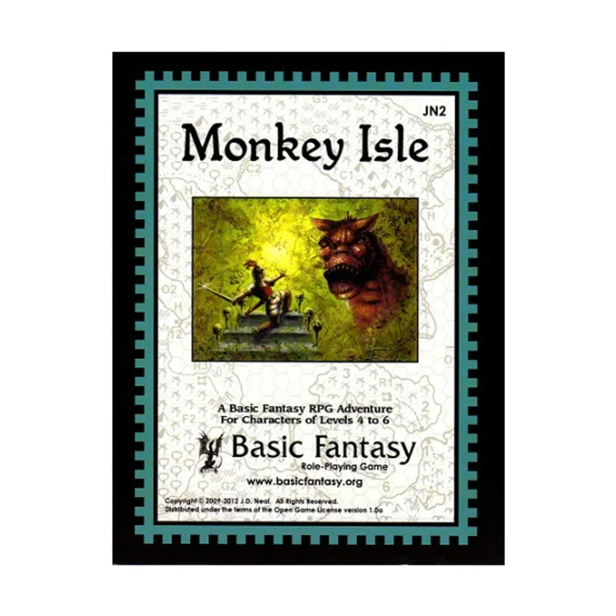 

Monkey Isle (1st Edition), Basic Fantasy (d20), мягкая обложка