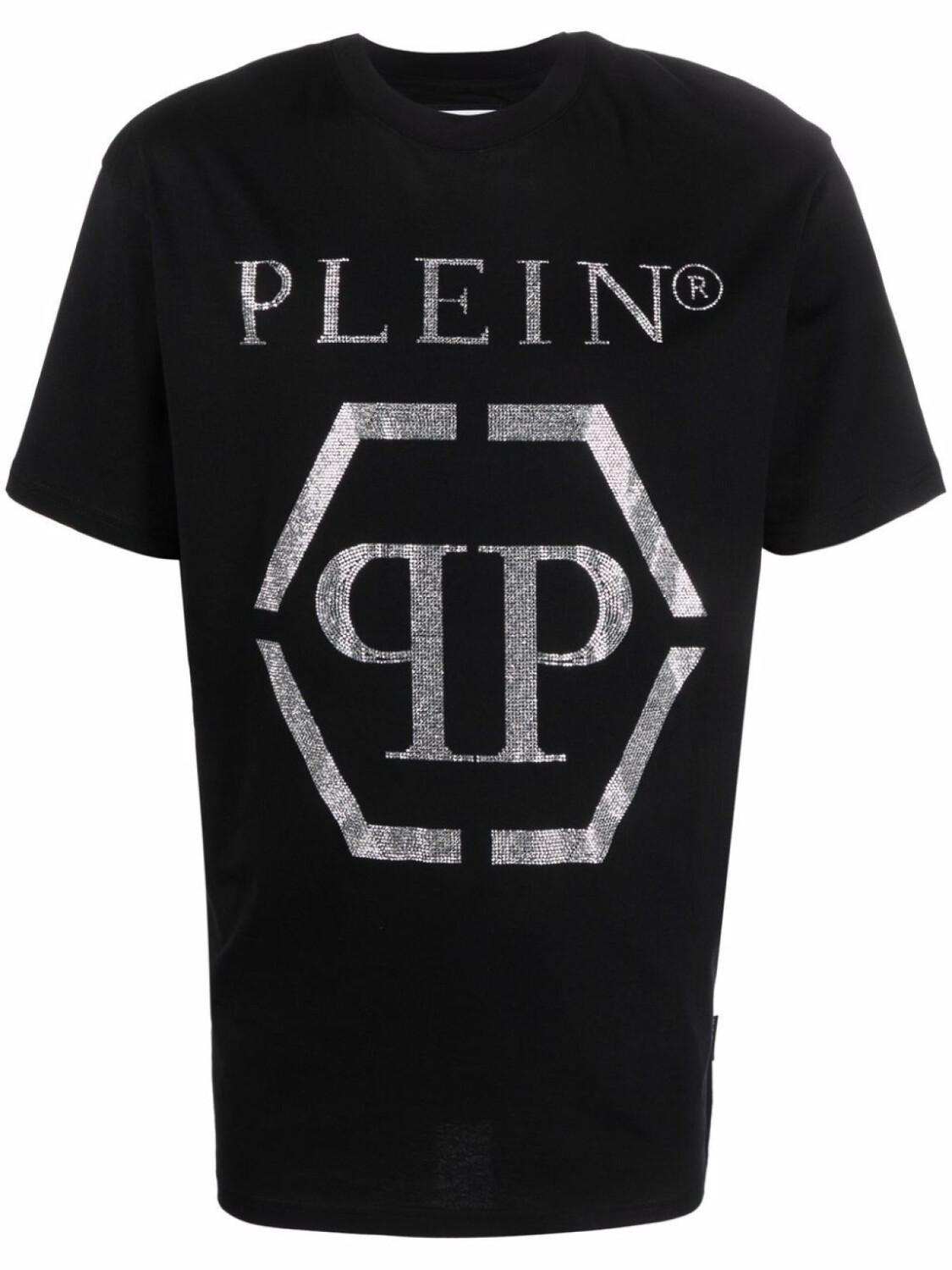 

Philipp Plein футболка с логотипом Hexagon, черный