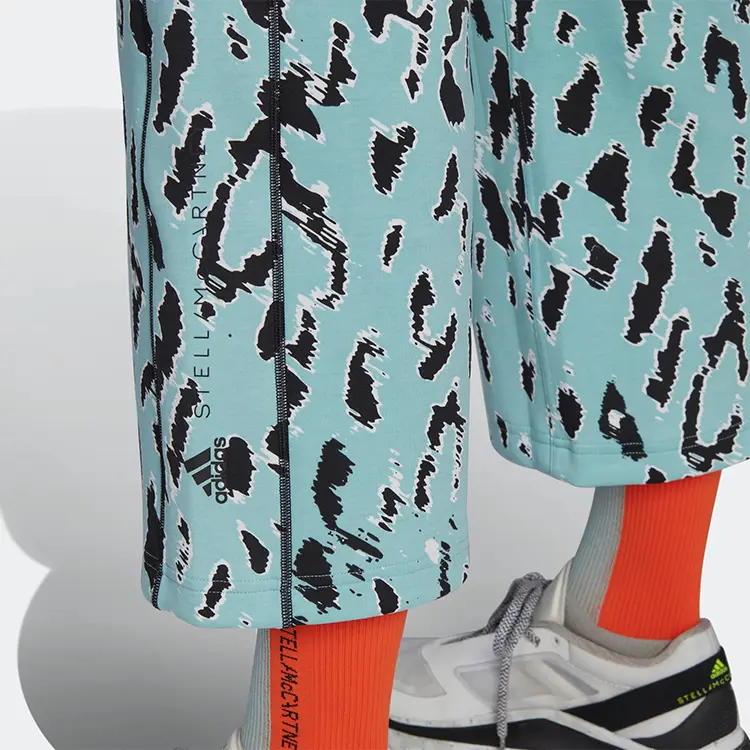 Stella McCartney X Вязаные Спортивные Штаны Женские Зеленый Adidas — фото 4