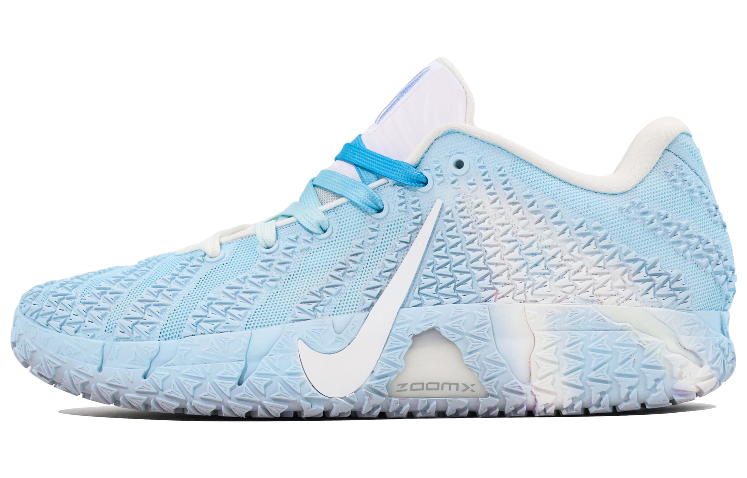 

Nike Кроссовки баскетбольные Ja Morant 3 Premium Ice Abrasion Resistant Grip Low top Unisex White Blue