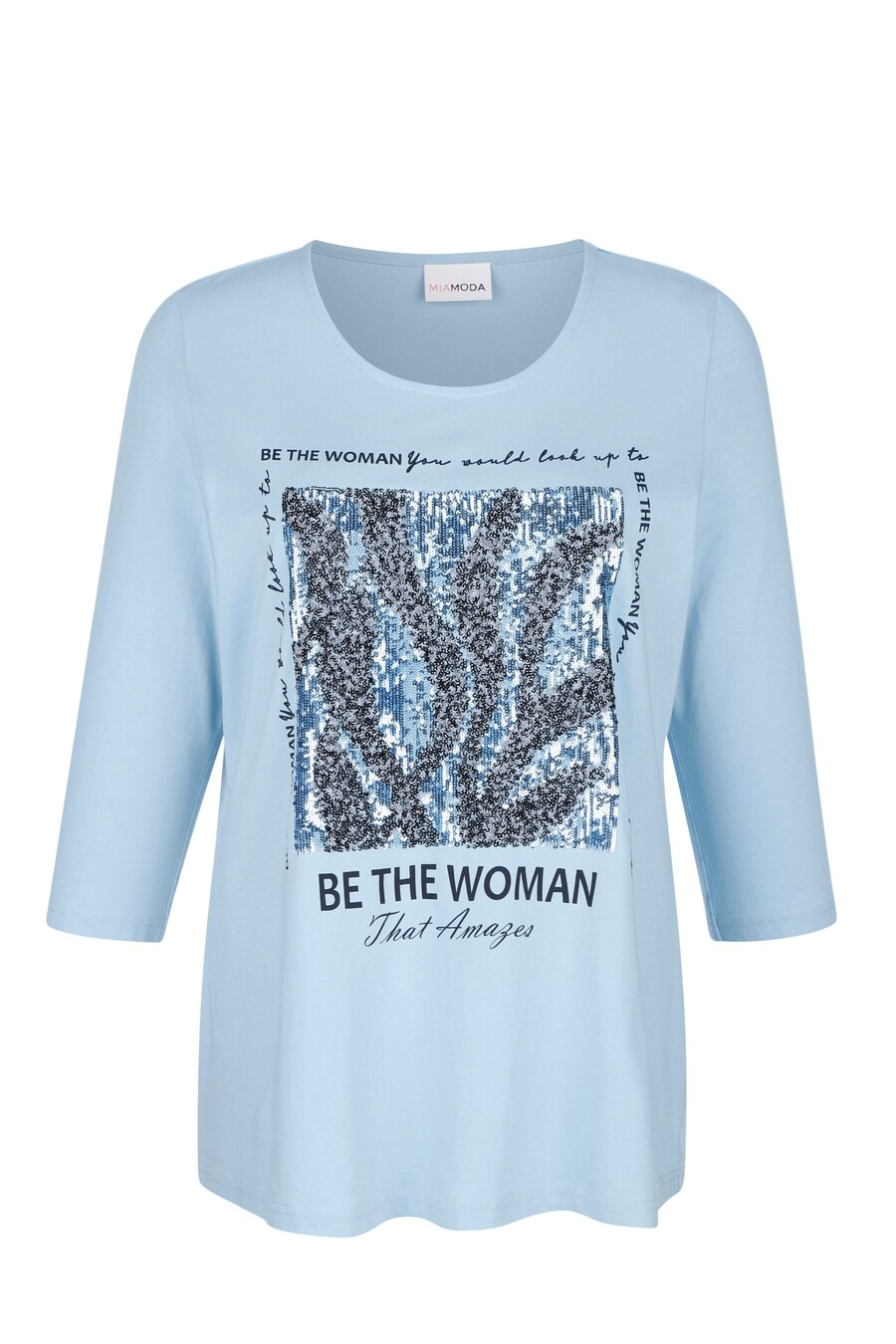 

Топ MIAMODA Shirt, цвет navy/sky blue