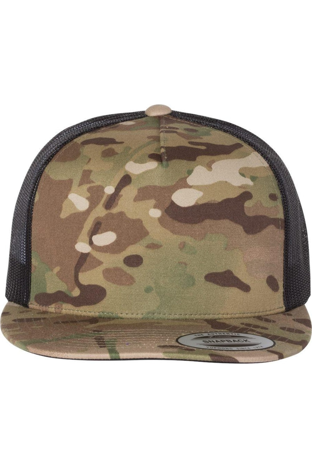 

Кепка дальнобойщика YP Classics Flat Bill, цвет multicam green/ black
