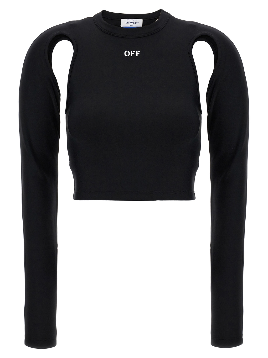 

Топ «Sleek» OFF-WHITE, черный