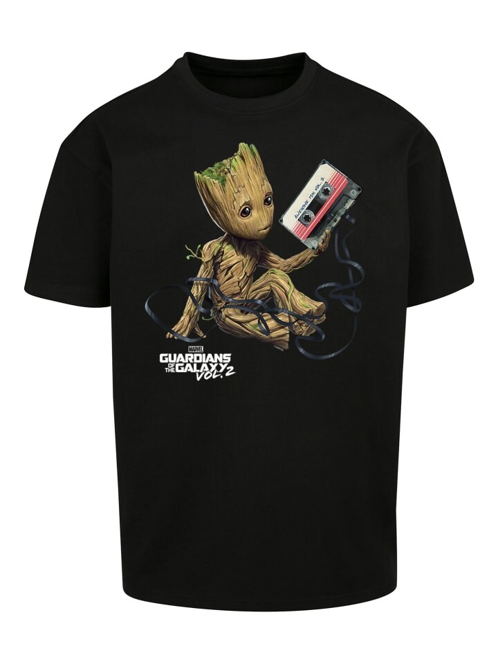 

Футболка F4NT4STIC Marvel Guardians Of The Galaxy Vol2 Groot Tape, черный