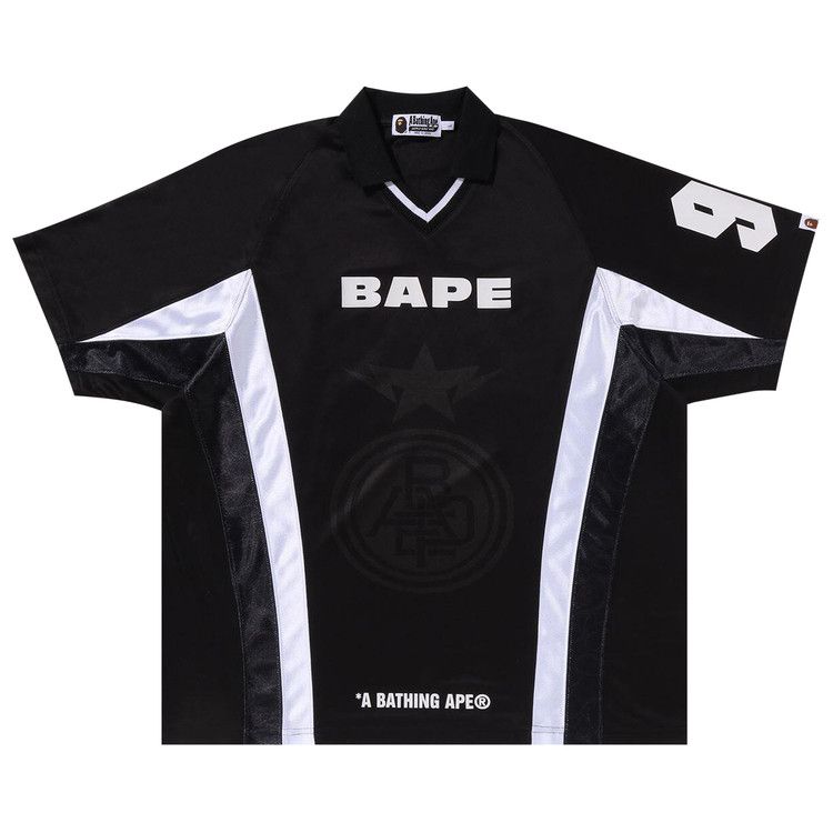 

Джерси BAPE Multi Logo Relaxed Fit Soccer Jersey, Black