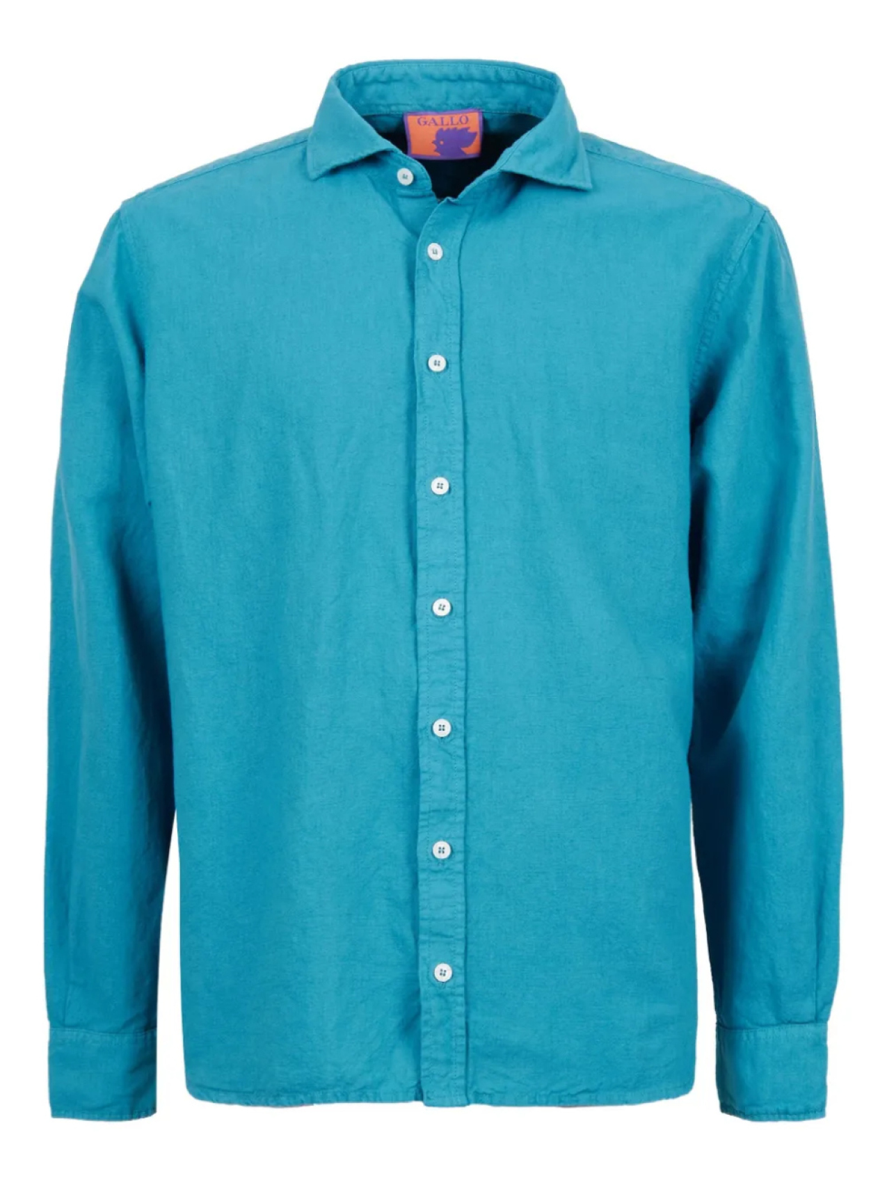 

Рубашка Gallo с длинными рукавами и застежкой на пуговицы, синий
