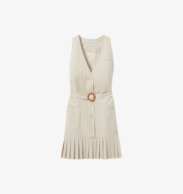 

Мини-Платье в плиссированную полоску Claudie Pierlot, цвет divers