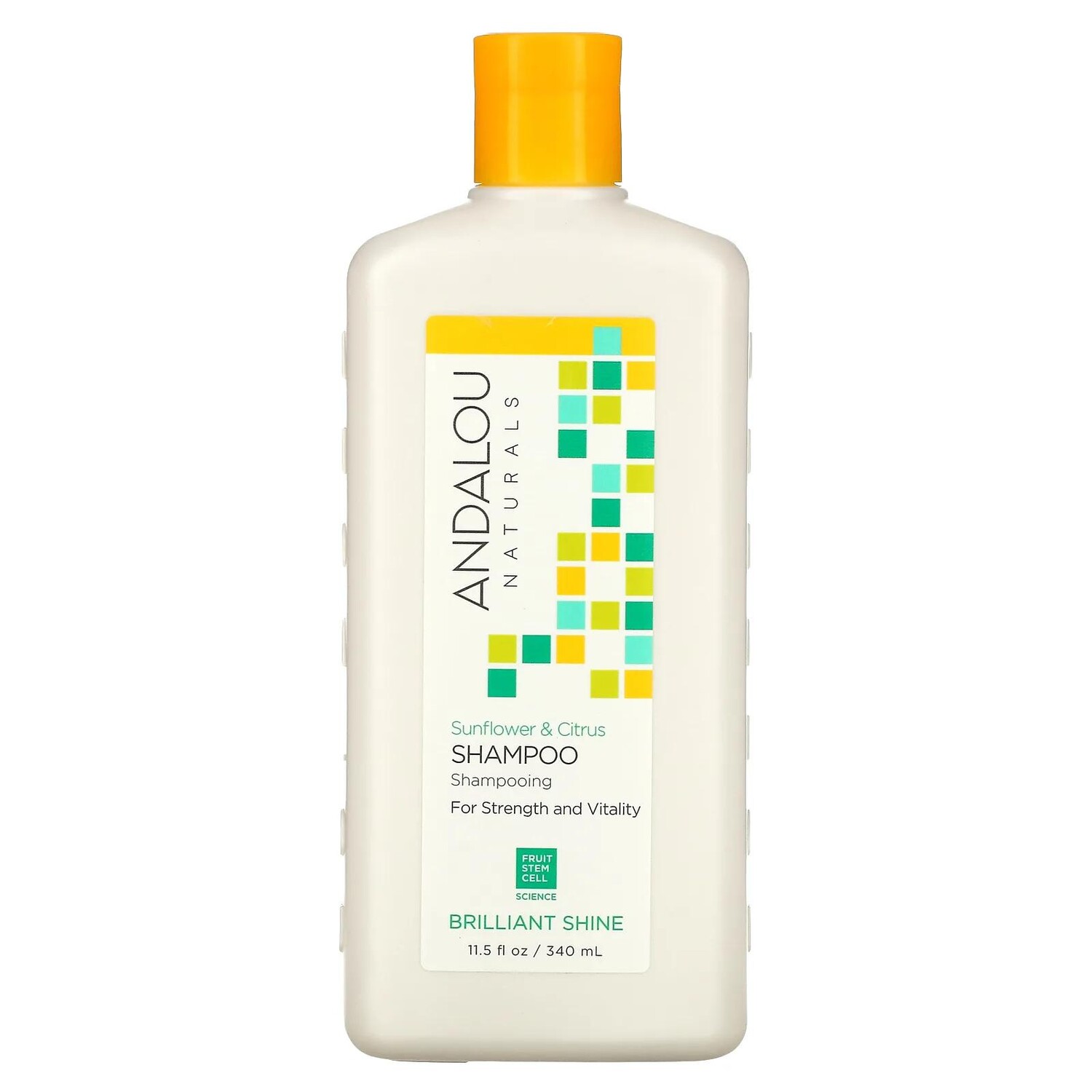 

Andalou Naturals Шампунь - Бриллиантовый блеск Подсолнечника и цитрусовых 11,5 жидких унций