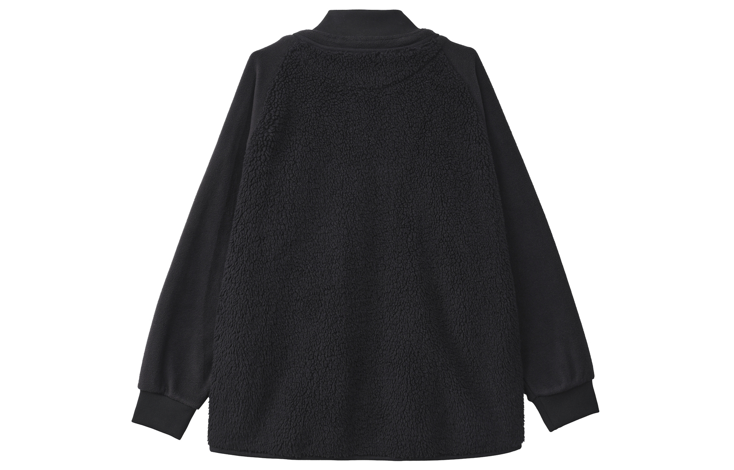 UNIQLO Белая маунтинеринговская флисовая оверсайз толстовка, Black — фото 4