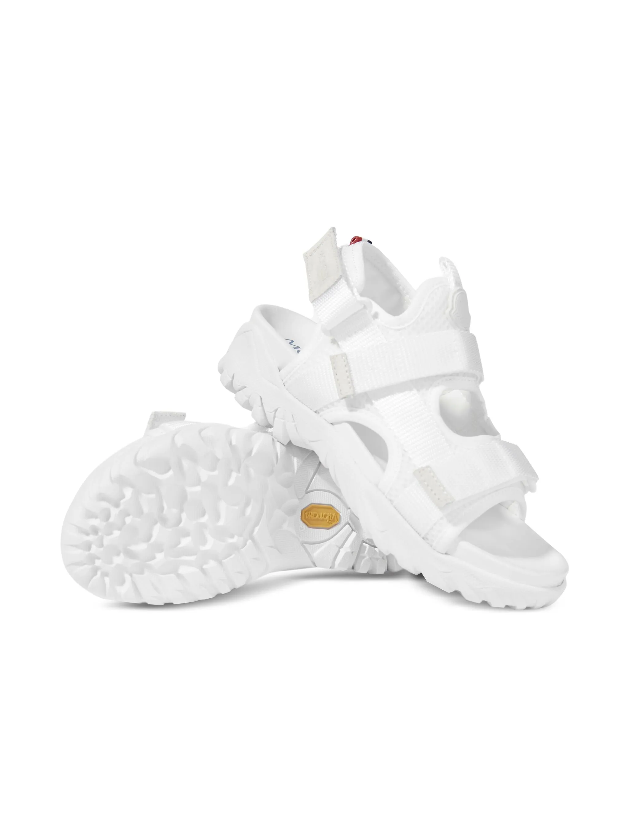 Сандалии Petit Trailgrip Vela на платформе Moncler Enfant, белый — фото 2