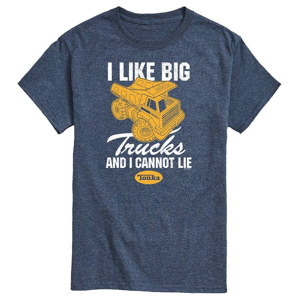 

Мужская футболка тонка I Like Big Trucks с рисунком Tonka, цвет Light Blue