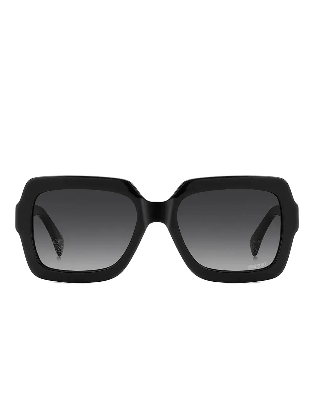 

Солнцезащитные очки в квадратной оправе MISSONI EYEWEAR, черный