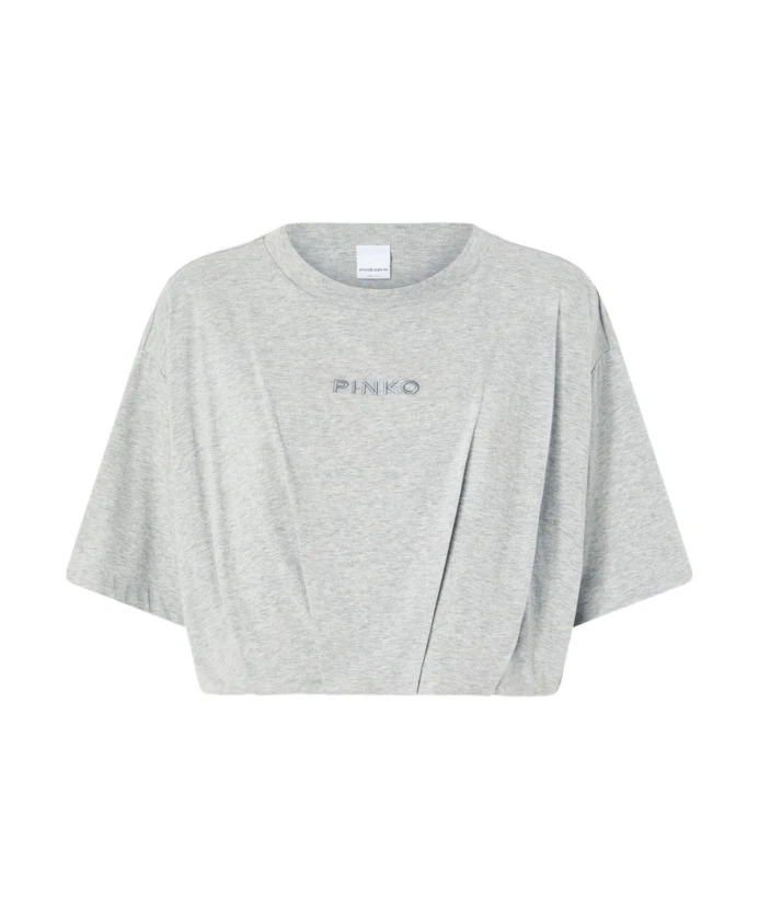 

Серая футболка для повседневных прогулок Pinko, серый