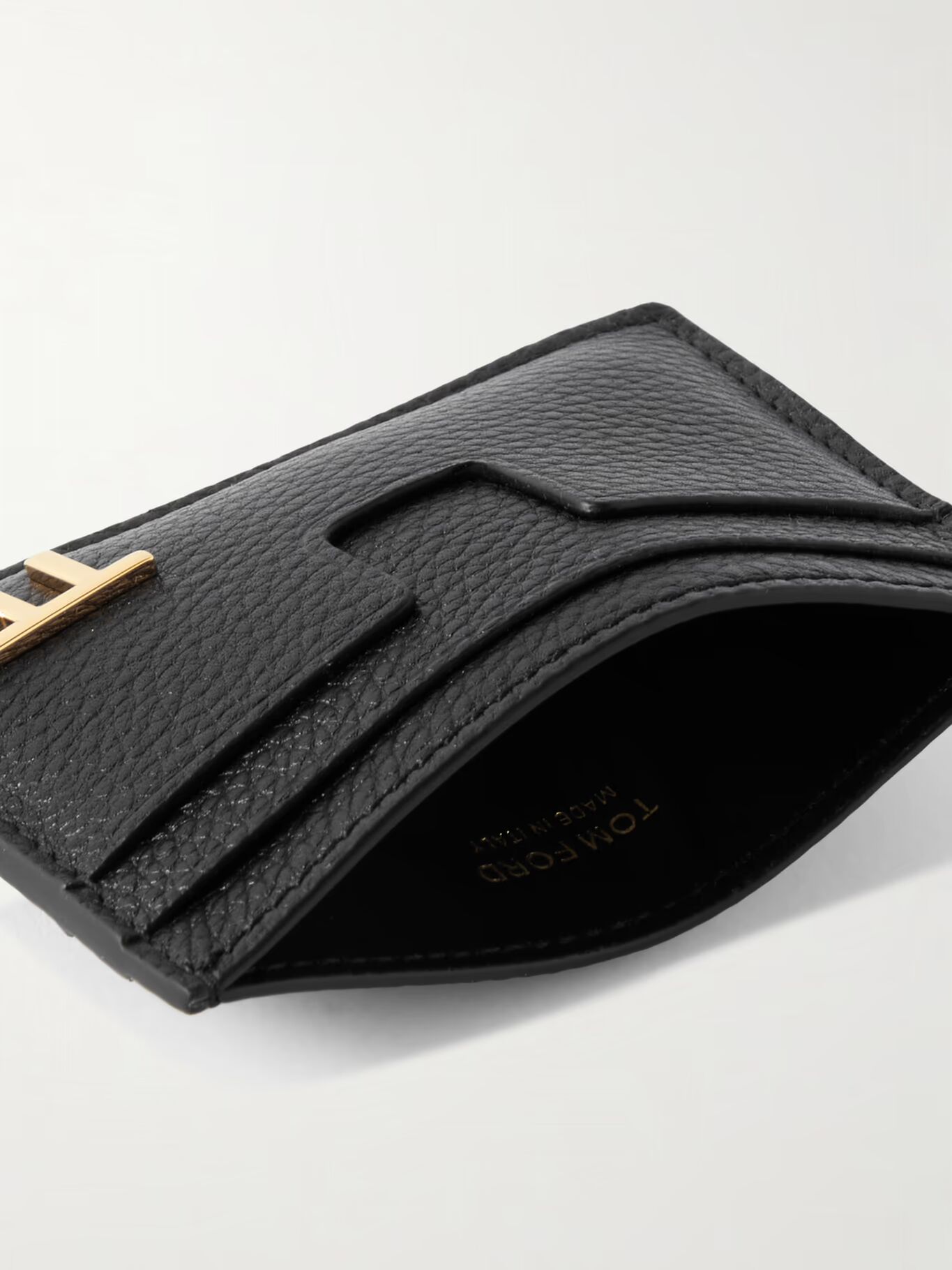 

Визитница из натуральной кожи TOM FORD, черный