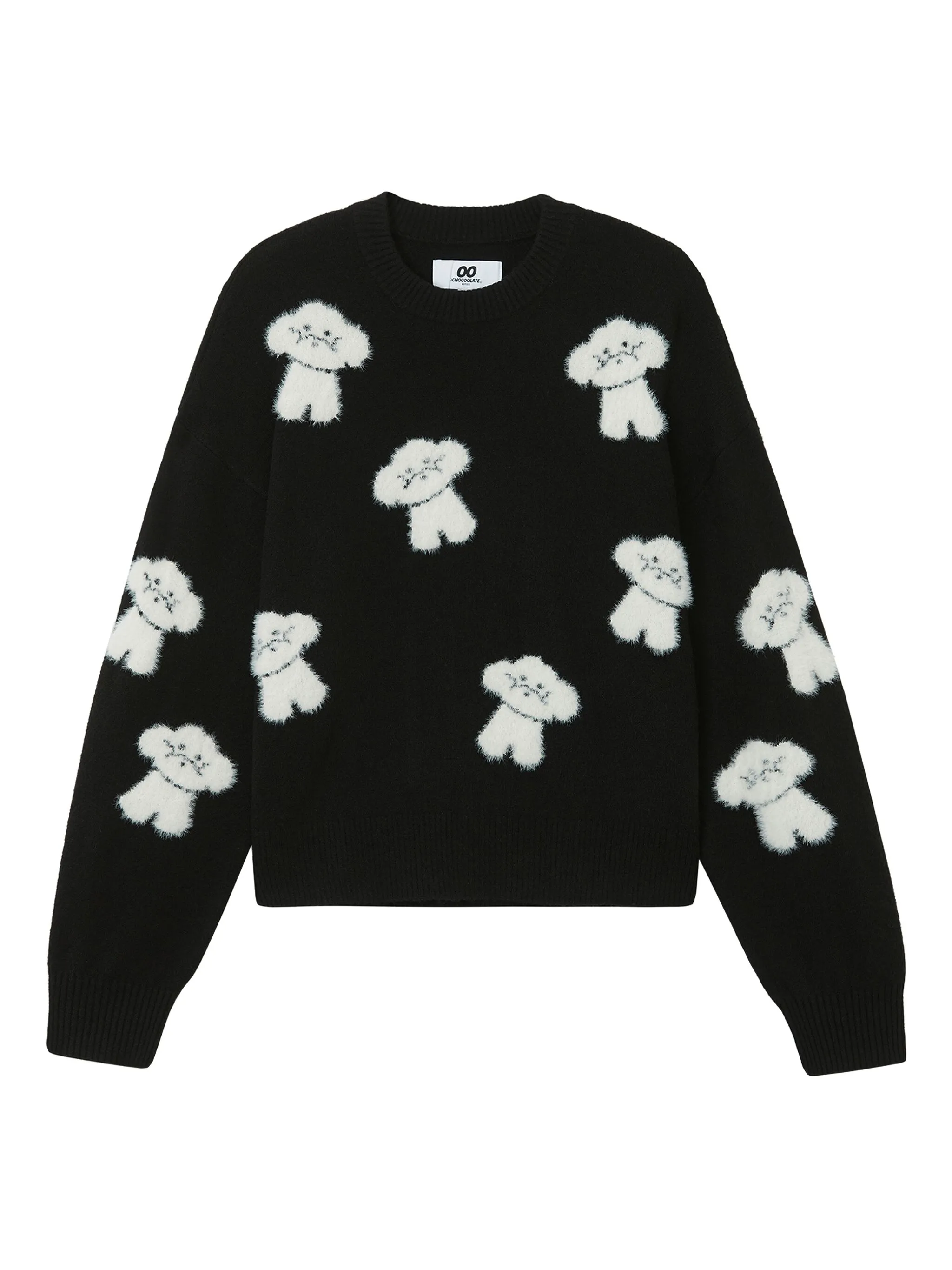 

Свитер с длинными рукавами Chocoolate, черный