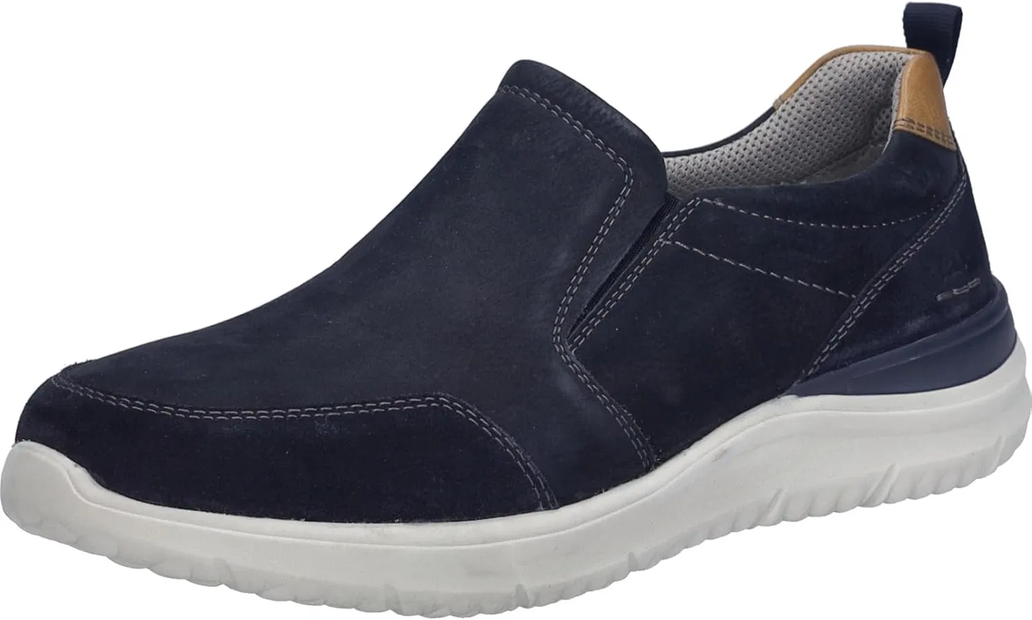 Мужские низкие кроссовки Josef Seibel Wales 04, ширина G (стандартная), сменная стелька, Dark Blue Combi