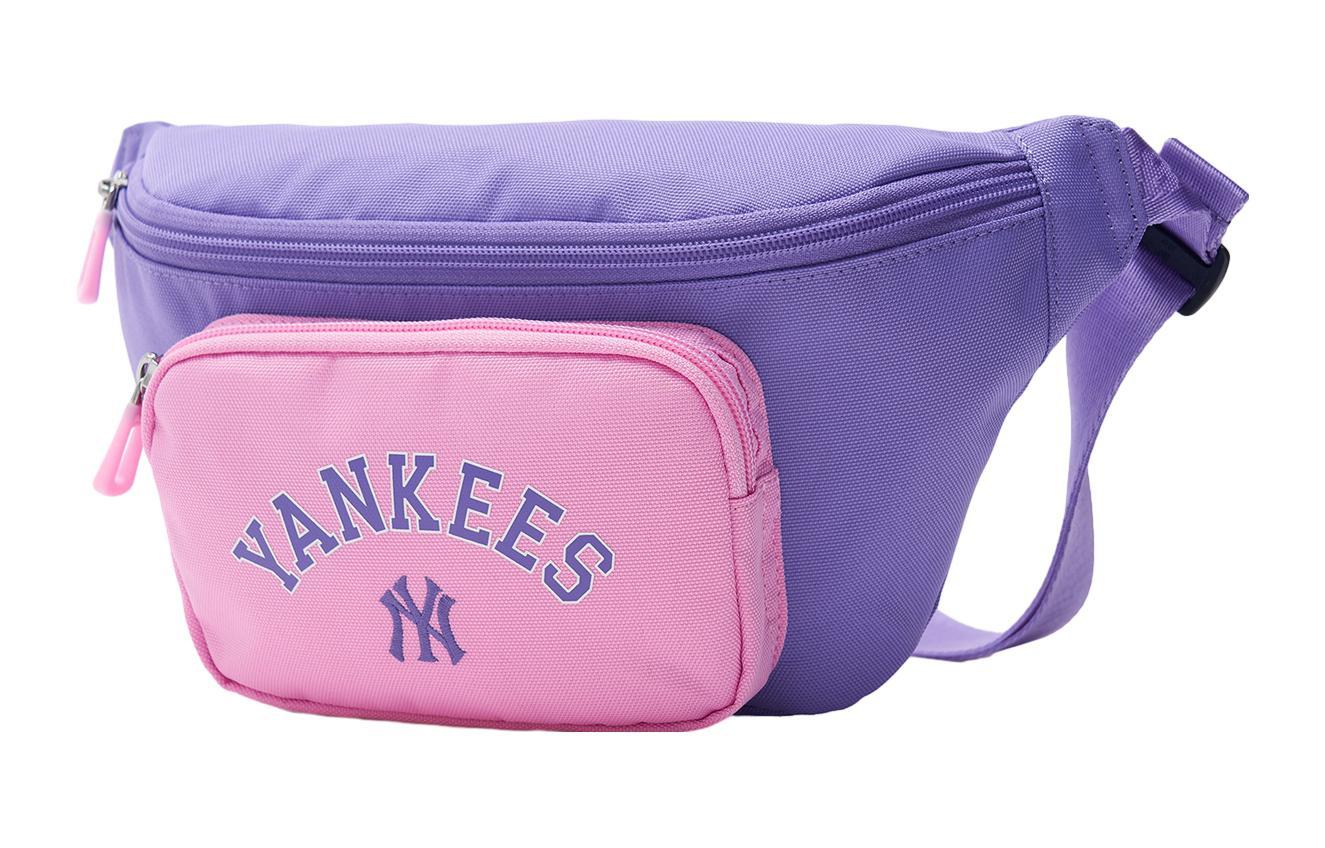 

Полиэстеровая наплечная сумка через плечо поясная сумка обычная женская розовая MLB