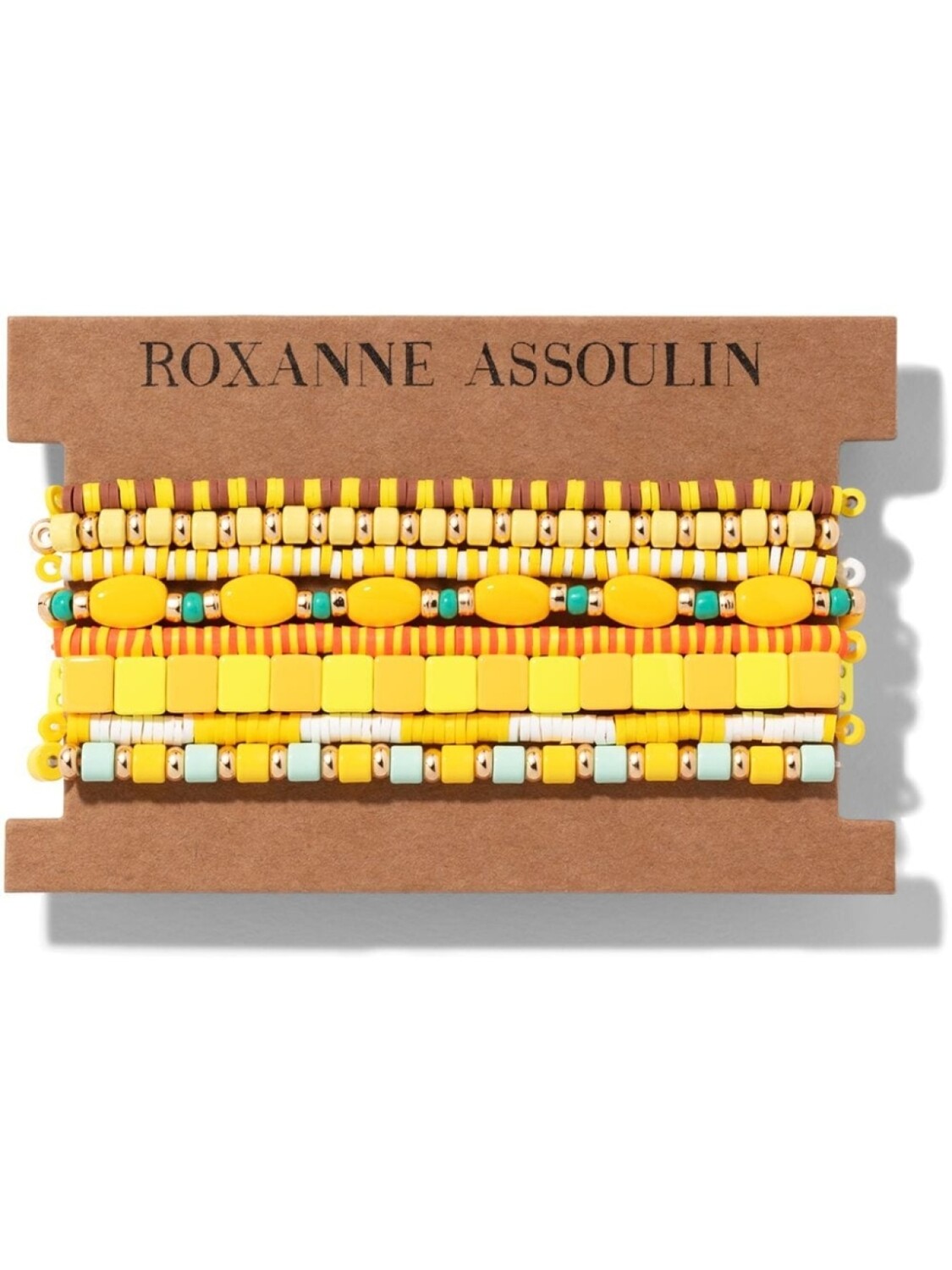 

Набор браслетов Color Therapy Roxanne Assoulin, желтый