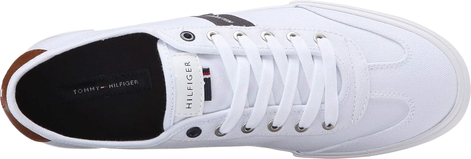 Мужские кроссовки Tommy Hilfiger Pandora, White Canvas 137 — фото 4