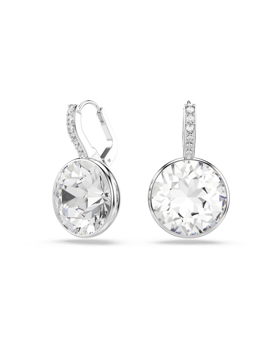 

Серьги-подвески Millenia с родиевым покрытием Swarovski, Silver, Clear