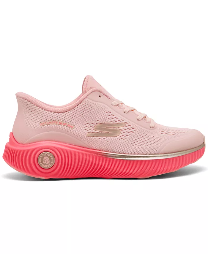 Женские слипоны Arch Fit Go Run Anywhere: беговые кроссовки от Finish Line Skechers, розовый — фото 3