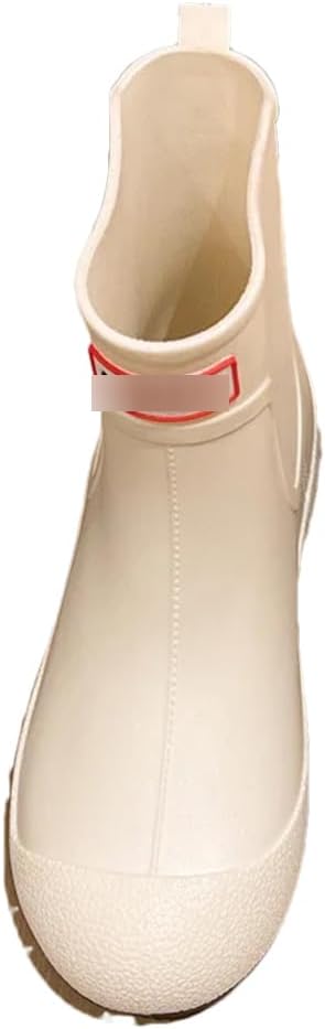 

Мужские резиновые сапоги Wjnvfioo, унисекс, средние, противоскользящие, водонепроницаемые и рыболовные сапоги, белый