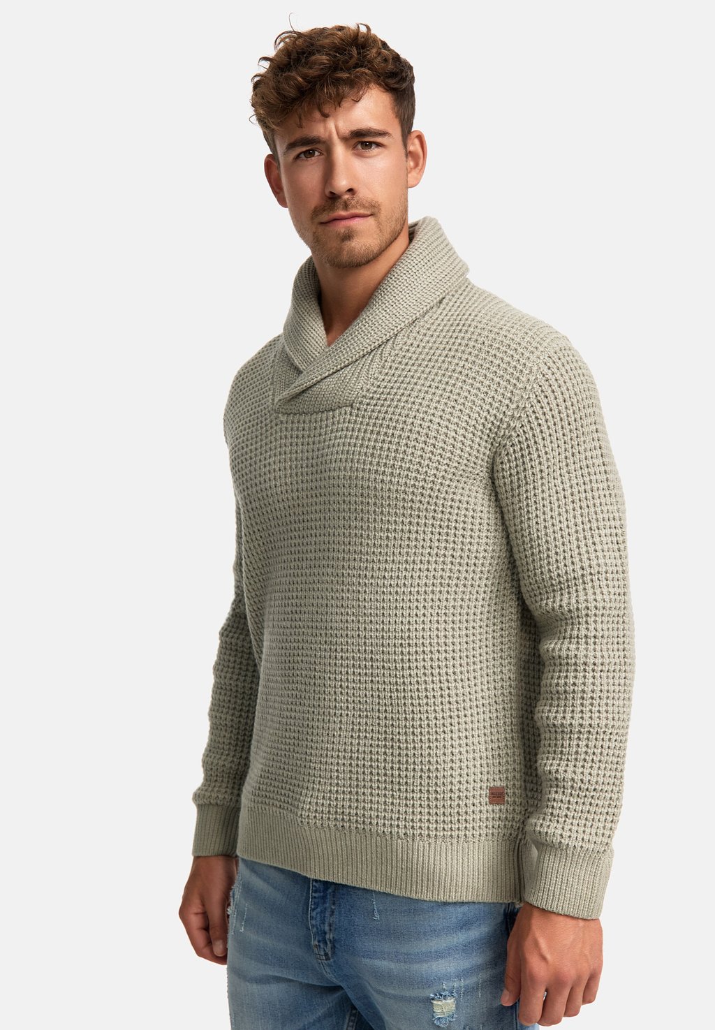 

Джемпер BROCKLY INDICODE JEANS, серый