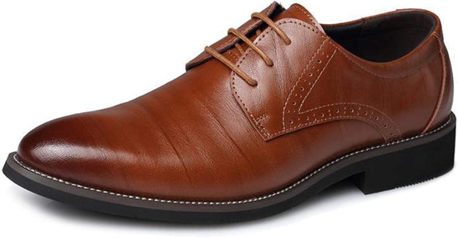 

Мужские повседневные туфли ADMLZQQ, бизнес-мокасины с легкой посадкой, удобные модные офисные туфли для мужчин, оранжевый