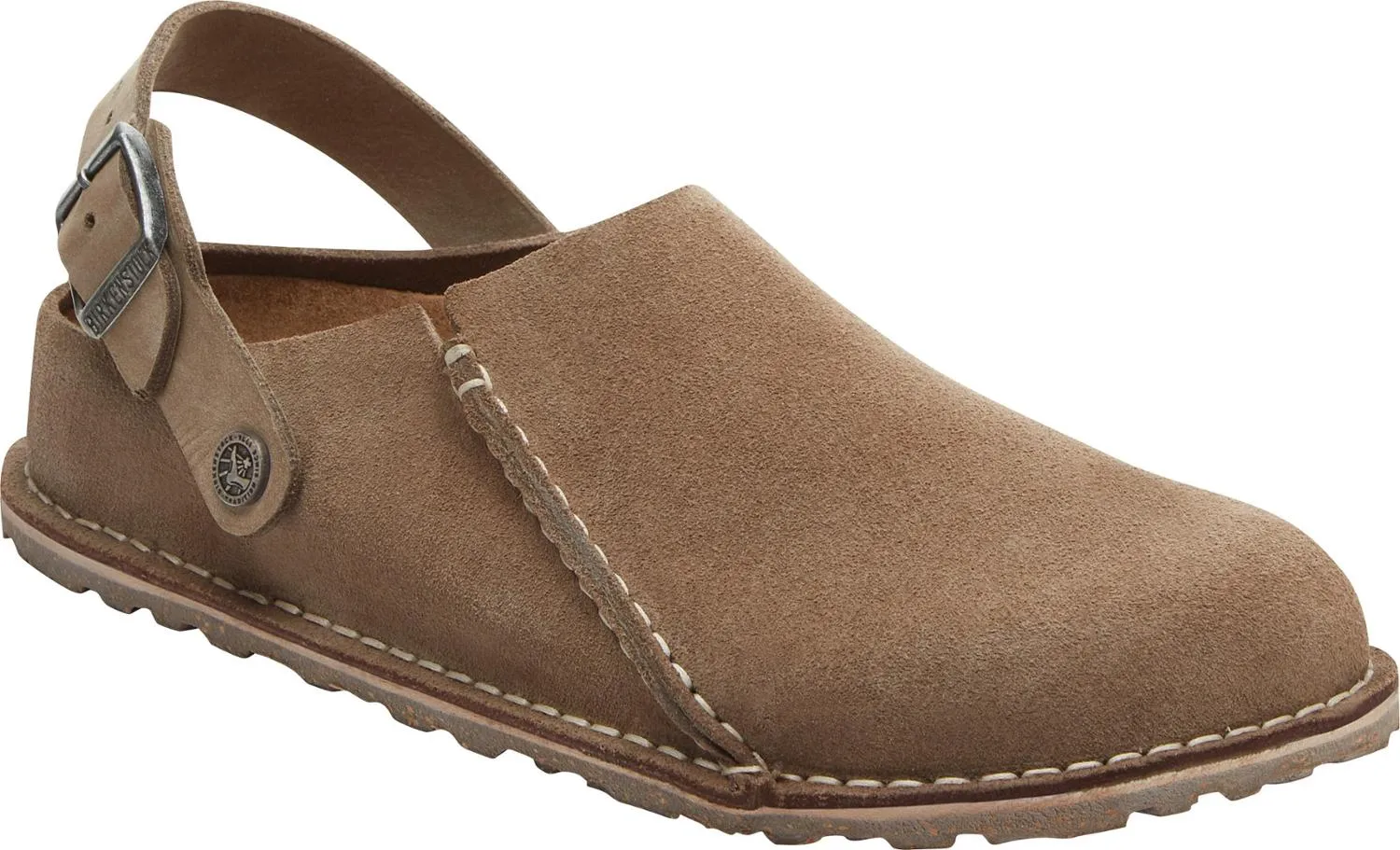 

Lutry Замшевые клоги мужские Birkenstock, Lutry Grey Taupe