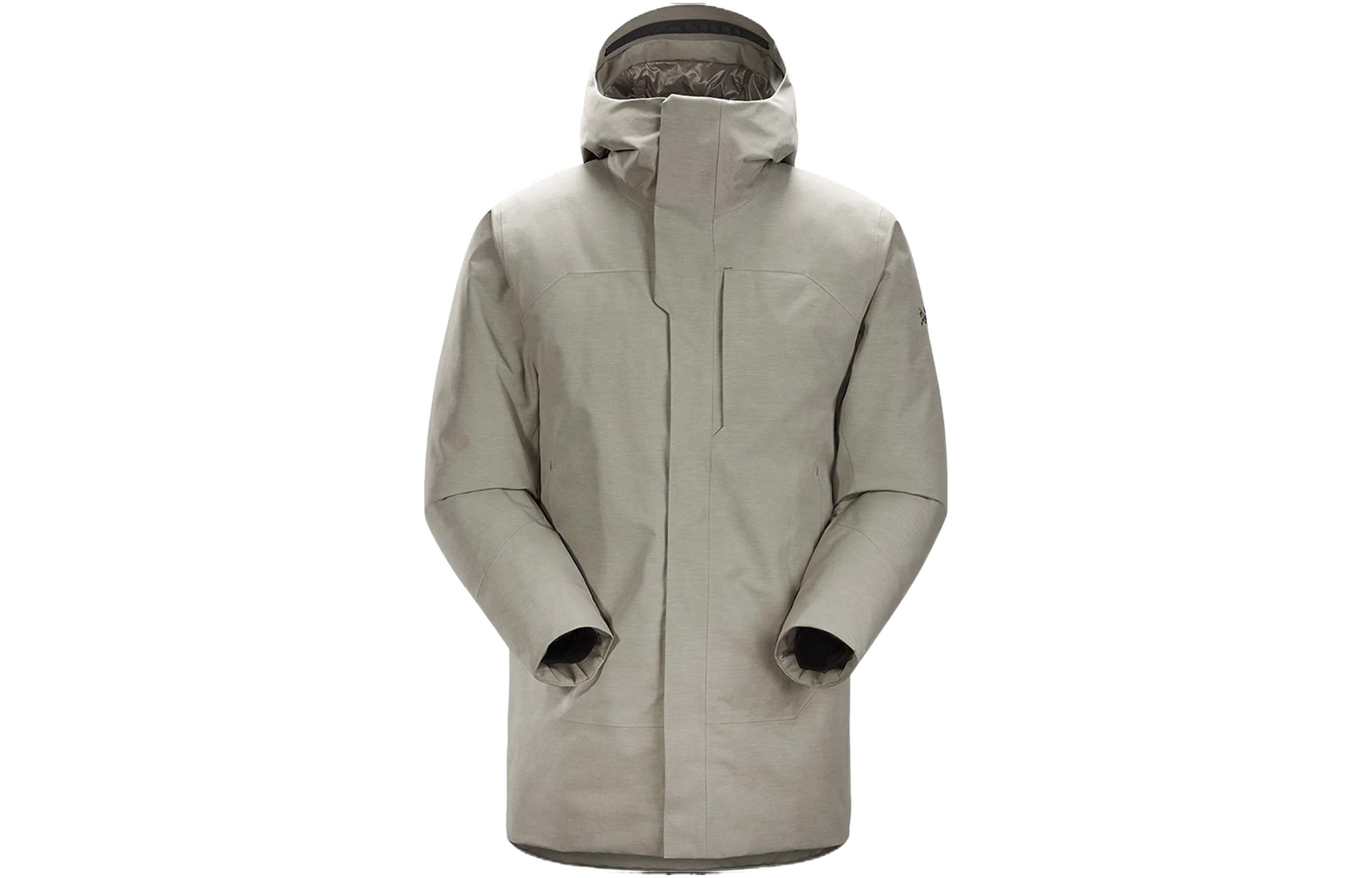 

Термопарки, пуховые куртки и пальто, зимняя мужская одежда Arcteryx, ethereal зеленый серый/distortion