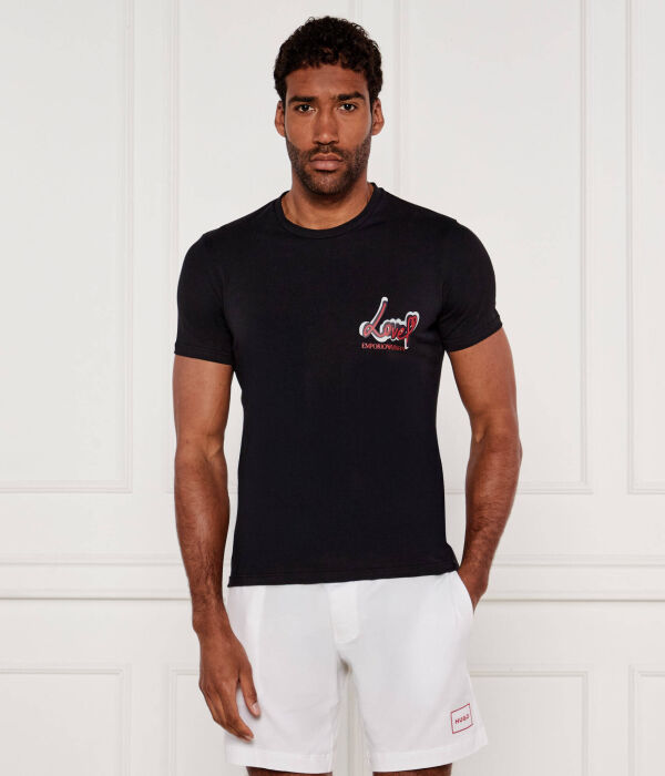

Футболки Slim fit Emporio Armani, черный