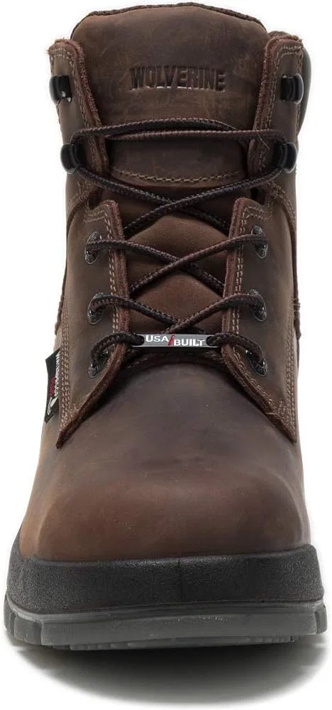 Мужские ботинки WOLVERINE Ramparts USA 6" WP, Brown — фото 3