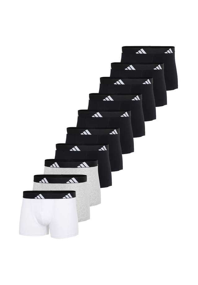 

Ретро шорты/брюки 10 шт. в упаковке активный гибкий хлопок Adidas, мультиколор